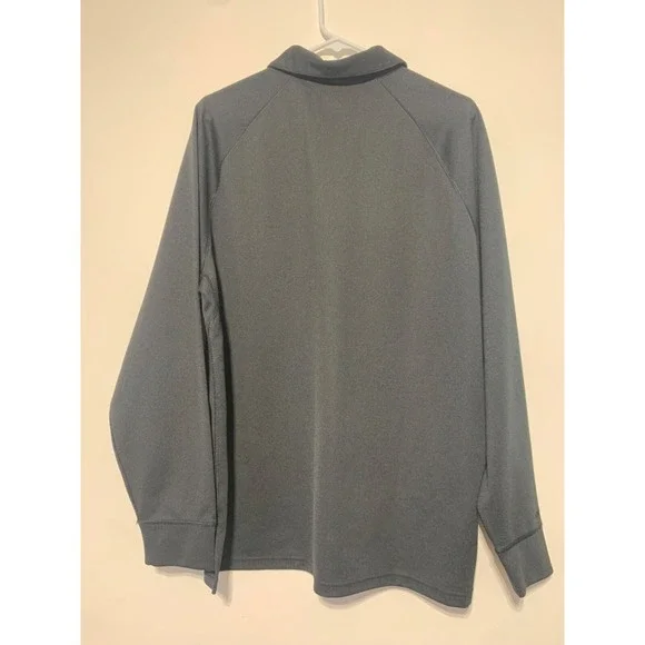 Bonobos Mens Size L Black Slim Fit Golf Long Sleeve 1/4 Zip Pullover Jacket - Picture 2 of 6